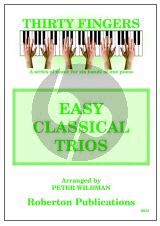 Wildman 30 Fingers Easy Classical Trios (Piano - 3 players on 1 piano )