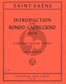 Saint-Saens Introduction & Rondo Capriccioso Op.28 (Francescatti)