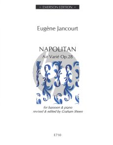 Jancourt Napolitan "Air Varié" Op.28 Bassoon-Piano