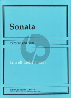 Liebermann Sonata Op. 46 Violin and Piano