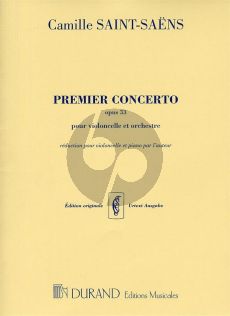 Saint-Saens Concerto No.1 A-minor Op.33 Violoncello-Piano (Durand)