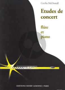 McDowall 3 Etudes de Concert Flute et Piano