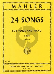 Mahler 24 Songs vol.3 (High Voice)