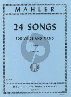 Mahler 24 Songs vol.4 (High Voice)