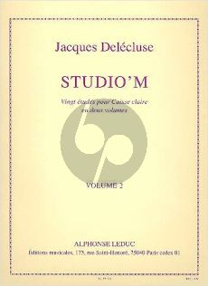 Delecluse Studio 'M Vol.2 (20 Etudes Caisse Claire)