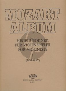 Mozart Album Vol.1 Songs Violin-Piano László Dobszay)