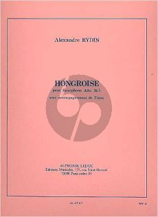 Rydin Hongroise Saxophone alto-Piano (debut./prep.)