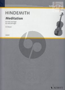 Meditation (aus Tanzspiel "Nobilissima Visione")