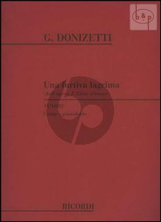 Una Furtiva Lagrima (L'Elisir d'Amore) for Tenor Voice and Piano