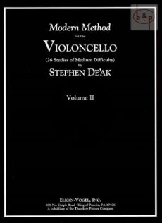 Modern Method for the Violoncello Vol.2