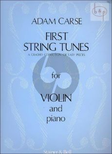 First String Tunes - Graded Collection of Easy Pieces for Violin and Piano