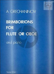 Brimborions Op. 138 for Flute or Oboe and Piano