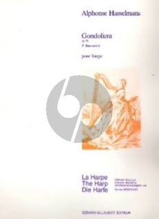 Hasselmans Gondoliera Op. 39 Harpe (2e Barcarolle) (element.)