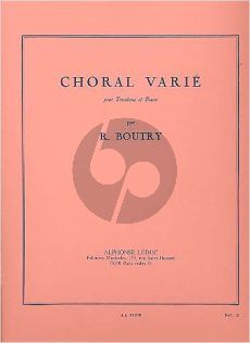 Boutry Choral Varie Trombone(Euphonium)-Piano
