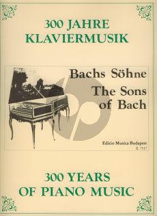 Album Sons of Bach for Piano or Harpsichord