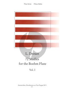 Drouet 72 Studies for the Boehm Flute Vol.1 (edited by Rien de Reede) (Grade 2-3)