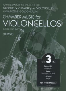 Chamber Music for Violoncellos Vol.3 (4 Vc) (Score/Parts) (Arpad Pejtsik)