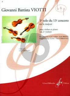1e Solo du 13e Concerto La Majeur (Comentale)