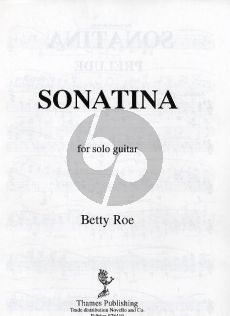 Roe Sonatina for Guitar