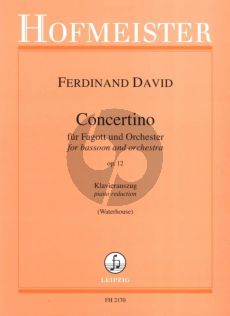 David Concertino Op.12 for Bassoon and Piano (Waterhouse)