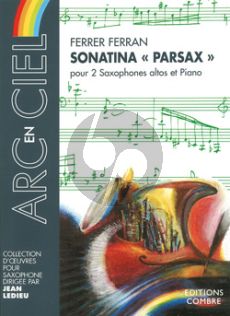 Ferran Sonatina Parsax 2 Saxophones Alto et Piano