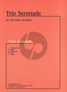 Schickele Trio Serenade for 2 Flutes and Piano (Score/Parts)