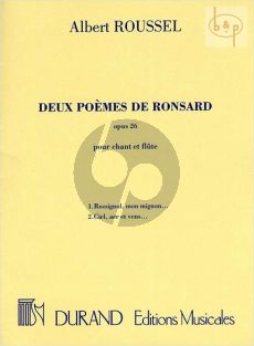 2 Poemes de Ronsard Op.26