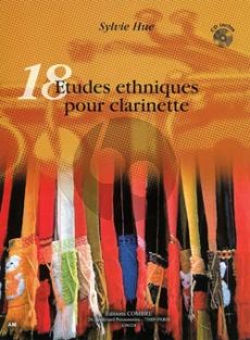 Hue 18 Etudes Ethniques pour Clarinette Livre-CD