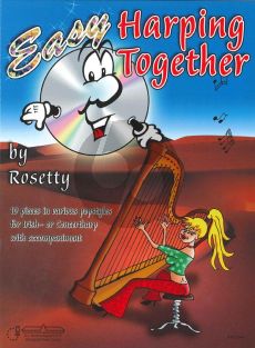 Rosetty Easy Harping Together (Bk-Cd)
