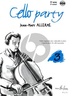 Allerme Cello Party Vol. 3 Violoncelle et Piano (Pieces Originales) (Bk-Cd)