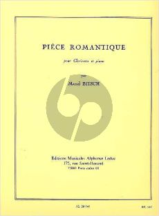 Bitsch Piece Romantique Clarinette-Piano