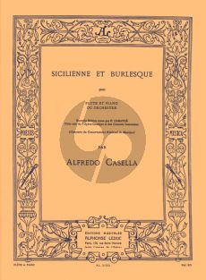 Casella Sicilienne et Burlesque Flute-Piano