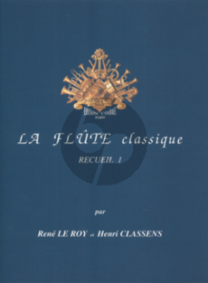 Album La Flute Classique Vol.1 (Flute-Piano) (edited by Rene Le Roy and Henri Classens) (Combre)
