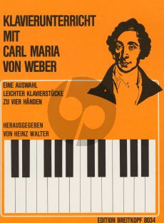 Weber Eine Auswahl leichter Klavierstücke zu vier Händen (Heinz Walter)