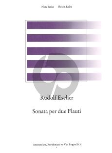 Escher Sonata per due Flauti (edited by Rien de Reede) (Grade 3-4)