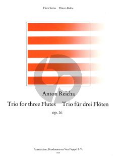 Reicha Trio Op.26 3 Flutes (Parts) (edited by Frans Vester)