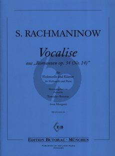 Rachmaninoff Vocalise Op.34 No.14 fur Violoncello und Klavier (Bearbeitung für Violoncello von Philipp von Morgen)