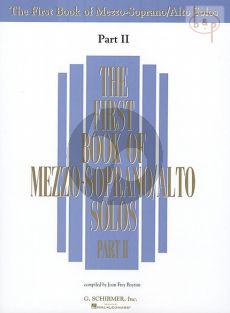 First Book of Mezzo-Soprano/Alto Solos Vol.2