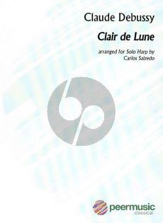 Debussy Clair de Lune Harp Solo (arr. by Carlos Salzedo)