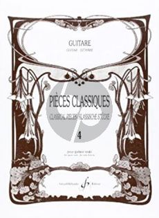 Pieces Classiques Vol. 4 pour Guitare (Louis Lautrec)