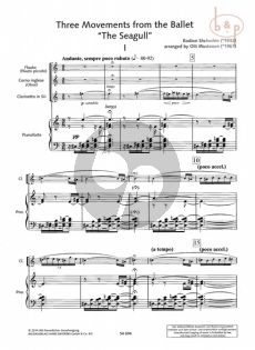 3 Movements from the Ballet "The Seagull" (Flute-Engl.Horn[Oboe]-Clar.[Bb]-Piano)