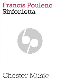 Poulenc Sinfonietta - An orchestral work in four movements written in 1947 Study Score