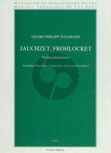 Telemann Jauchzet Frohlocket Gesang-Violine-Bc