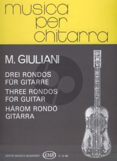 Giuliani 3 Rondos Guitar (edited by Daniel Benkő)