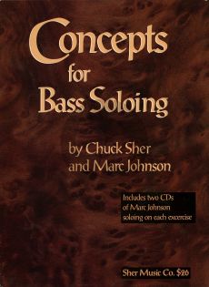 Sher-Johnson Concepts for Bass Soloing Book with 2 CD's