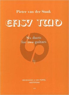 Staak Easy Two (6 very easy Duets) 2 Guitars
