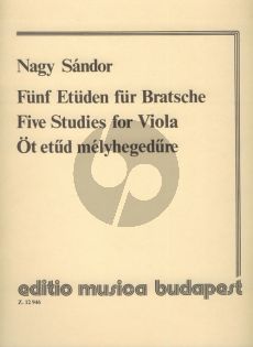 Nagy 5 Studies Viola