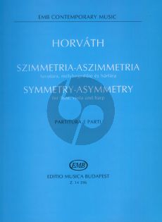 Horvath Symmetry-Asymmetry Flute-Viola-Harp (Score/Parts)