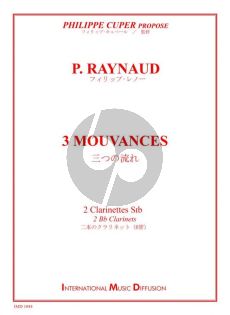 Raynaud 3 Mouvances 2 Clarinettes