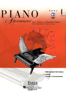 Faber  Piano Adventures Lesboek 4 Boek met Audio online Nederlandse editie